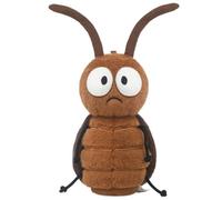 champracer Peluche cafard 24 cm - Doudou - Petit insecte - Peluche mignonne - Poupée cafard - Peluche moelleuse pour jouer et se blottir - Cadeau d'anniversaire pour enfants