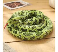champracer Serpent en peluche réaliste - 200 cm - Doudou et décoration - Cadeau pour enfants (200 cm, poisson-chat à bec vert)