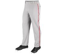 Champro BP41UAGSPL MVP Pantalon Ouvert avec Passepoil Taille L Gris écarlate Adulte, Homme