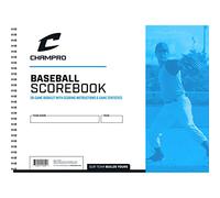 Champro Carnet de Score de Baseball (Blanc), 52 Pages