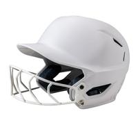 Champro HXE Fastpitch Casque de Batteur de Softball Mat Taille M Blanc