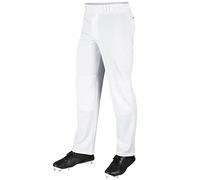 Champro Open Bottom Relaxed Fit Pants MVP Pantalon de Baseball Coupe décontractée, Blanc, M Homme