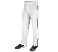 CHAMPRO Pantalon de Baseball en Polyester à Rayures Fines pour garçon - Triple Couronne - Pinstripe - Polyester