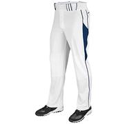 Champro Pantalon de Baseball Unisexe avec Trois couronnes, Bas Ouvert, empiècement latéral géométrique Triple Crown Ob2, Pantalon de Baseball pour Adulte avec Fond Ouvert