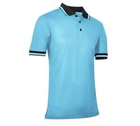 Champro Polo Umpire de Baseball/Softball en Polyester pour Adulte Taille XXL Bleu Clair