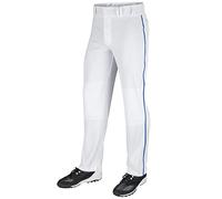 Champro Sports Triple Crown Open Bottom Culotte pour Adulte Blanc/Bleu Royal Taille XL