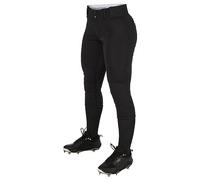 CHAMPRO Tournament Pantalon de Softball Traditionnel en Polyester Taille Basse Taille XL Noir