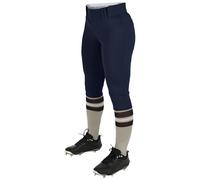 Champro Tournament Traditional Low-Rise Softball Knicker Culotte, Bleu Marine, Large Fille