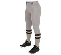 Champro Tournament Traditional Low-Rise Softball Knicker Culotte, Gris, Large Fille