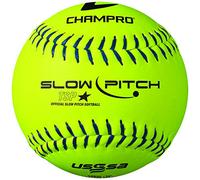 Champro USSSA Lot de 12 balles Molles de Tournoi 28 cm avec Housse Durahide et COR .44