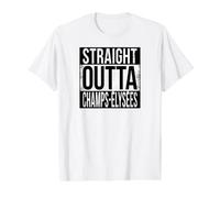 Champs-ÉLYSÉES Droit Outta T-Shirt Graphique avec Valeur