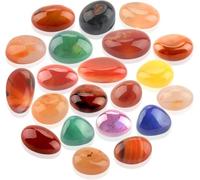 CHANCCI Calendrier De l Avent Pour Pierre Naturelle,Pierre Naturelle Pour Mignon,De Guérison Des Chakras Pour Se Détendre,Cadeau De Géologue Pour Garçons Et Filles