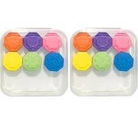 CHANCCI Lot de 12 jeux de Gonggi traditionnels coréens, jeu de lancer Gongi Jacks, jeu de défi pour enfants, jeu de vitesse à la main, jeu de calmar Mah Jong