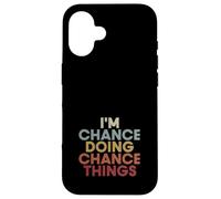 Chance Name Chance Personalized Name First Given Coque pour iPhone 16