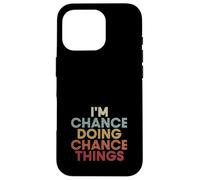 Chance Name Chance Personalized Name First Given Coque pour iPhone 16 Pro