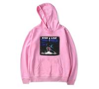 Chance The Rapper Star Line Album Merch Hoodies Unisexe Casual Manches Longues Sweatshirt Vêtements, rose, XL