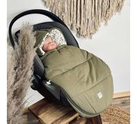 Chancelière bébé jersey Hooded olive green