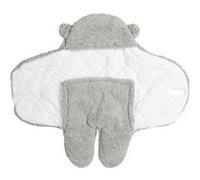 Chancelière Bébé Polaire Ours Gris et Blanc 0-6 mois - CMP_Drop Gris G