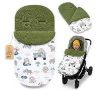 Chanceliere bebe poussette 90 x 45 cm - chancelière et couverture universelle ideal pour cybex et autres bébés poussettes auto sieges ideal pour pour les garçons et les filles Boucle Oeko-Tex Afrique