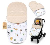 Chanceliere bebe poussette 90 x 45 cm - chancelière universelle pour poussette et siège auto Cybex Minky Safari