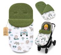 Chanceliere bebe poussette 90 x 45 cm - chancelière et couverture universelle ideal pour cybex et autres bébés poussettes auto sieges ideal pour pour les garçons et les filles Boucle Oeko-Tex Afrique