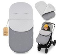 Chancelière Bébé Poussette 90x45 cm en Minky: 90x45 cm - Doublure toute douce et Coupe Universelle - Extérieur coupe-vent lavable à 30 degrés Buggy Bébé et Enfant Oeko-Tex Galaxie