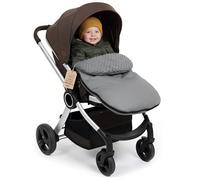 chanceliere bebe poussette 95x 45 cm - chancelière et couverture universelle ideal pour cybex et autres bébés poussettes auto sieges ideal pour pour les garçons et les filles Gris