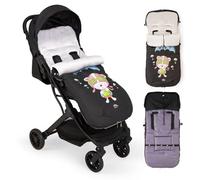 Chanceliere Bebe Poussette Interbaby | Couverture Poussette Bebe Hiver, Doux | Sac de Couchage Poussette Bebe Détachable, Double Ouverture, Lavage Facile, Matériaux Antiallergiques, Parachutiste Bleu