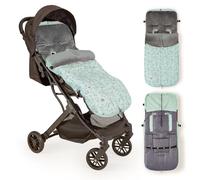 Chanceliere Bebe Poussette Interbaby | Couverture Poussette Bebe Hiver, Doux | Sac de Couchage Poussette Bebe Détachable, Double Ouverture, Lavage Facile, Matériaux Antiallergiques, Animaux Verts