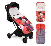 Chanceliere Bebe Poussette Interbaby | Couverture Poussette Bebe Hiver, Doux | Sac de Couchage Poussette Bebe Détachable, Double Ouverture, Lavage Facile, Matériaux Antiallergiques, Mickey Topos