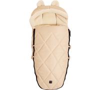 Chancelière capuche souris en laine beige (6-36 mois)