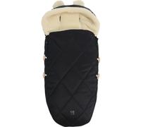 Chancelière capuche souris en laine noir (6-36 mois)