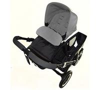 Chancelière/Cosy orteils Compatible avec Bugaboo Bee Poussette Dauphin Gris