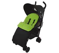 Chancelière/Cosy orteils Compatible avec Buggy Poussette Poussette Landau Citron vert