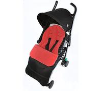 Chancelière/Cosy orteils Compatible avec Maclaren Mark II Poussette Rouge feu