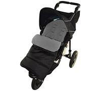 Chancelière/Cosy orteils Compatible avec Phil & Teds Vibe Poussette Gris Dauphin