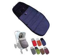 Chancelière d'hiver - Compatible avec les modèles de poussettes Bugaboo - En polaire thermique réglable - Bleu