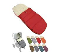 Chancelière d'hiver - Compatible avec les modèles de poussettes Bugaboo - En polaire thermique réglable - Rouge