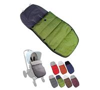 Chancelière d'hiver - Compatible avec les modèles de poussettes Bugaboo - En polaire thermique réglable - Vert