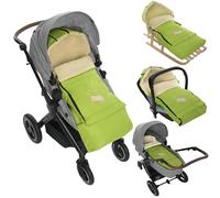 Chancelière d'hiver en laine d'agneau - Chancelière avec fermeture Éclair - 40 x 90/107 cm