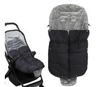 Chancelière d'hiver pour bébé, chancelière d'hiver pour bébé, avec fermeture éclair, pour nacelle, lit d'enfant, poussette, coque bébé, super chaude, douce et douillette