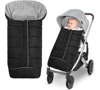 Chancelière d'hiver pour poussette - Chancelière d'hiver pour bébé - Avec fermeture éclair - Imperméable - Pour toutes les poussettes - Universelle - Lavable en machine