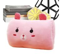 Chancelière en peluche en forme de lapin | Oreillers d'hiver pour enfants, voyages, sieste, hiver, école, maison, temps froid, activités de plein air
