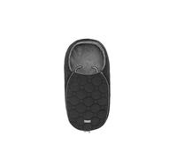 Chancelière Hiver Bébé Inglesina Newborn, Matelassée, Chaude et Confortable, pour Nacelle et Siège Auto, Protection Contre Le Froid, Vulcan Black