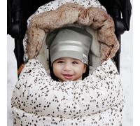 Elodie Details Chancelière pour Poussette Universelle Isolante - Imperméable et Coupe-Vent - Dalmatian Dots