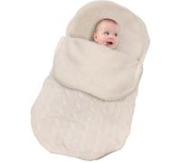 Chancelière Pour Poussette En Laine Tricotée, Nid D’Ange Enveloppant 68x40 cm, Couverture Chaude Bébé Unisexe