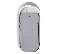 Chancelière YOYO, Stone - Doublure Sherpa et Capuche en Polaire avec Cordon d’Ajustement pour Garder bébé Bien au Chaud - Sac de Transport Inclus - Lavable en Machine