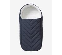 Chancelière poussette esprit doudoune bleu nuit TU