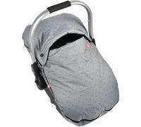 RED CASTLE, Chancelière bébé pour siège auto, Compatible groupe 0, Modulable selon les saisons, Coupe vent, Respirant, Imperméable, Hight Protect, Gris Chiné Dots, 0-12 mois