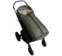 Chancelière thermique SANDY kaki et camel pour poussette